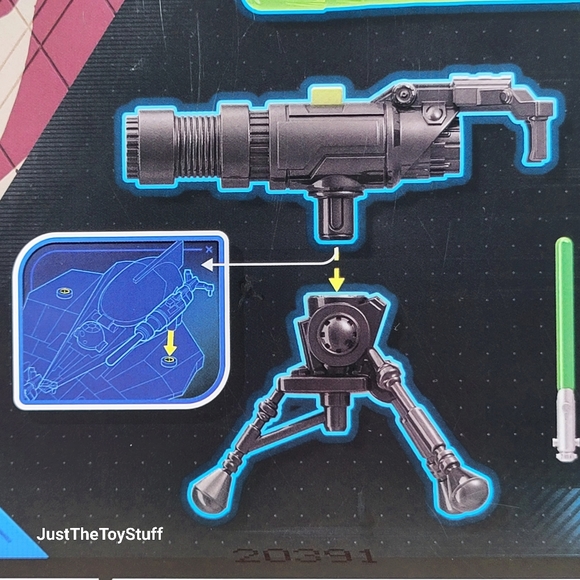 Star Wars Mission Fleet The Clone Wars Delta-7 Jedi Starfighter Collectible New - Picture 7 of 9